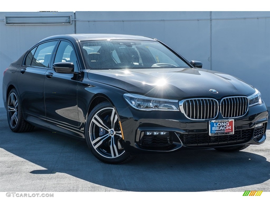 2018 7 Series 750i Sedan - Black Sapphire Metallic / Black photo #12