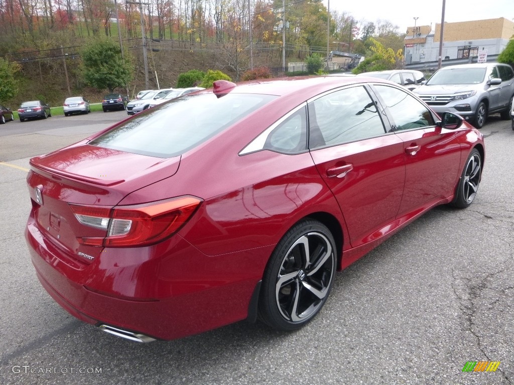 2018 Accord Sport Sedan - San Marino Red / Black photo #4