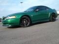 1999 Electric Green Metallic Ford Mustang GT Coupe  photo #3