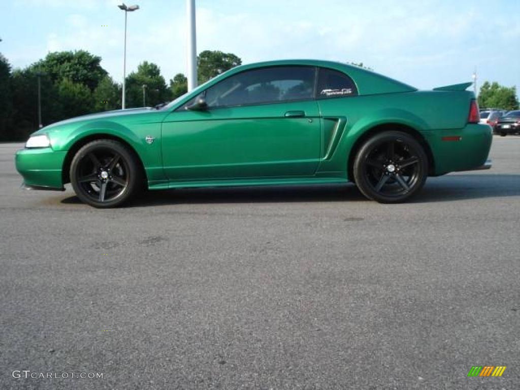 1999 Mustang GT Coupe - Electric Green Metallic / Dark Charcoal photo #4