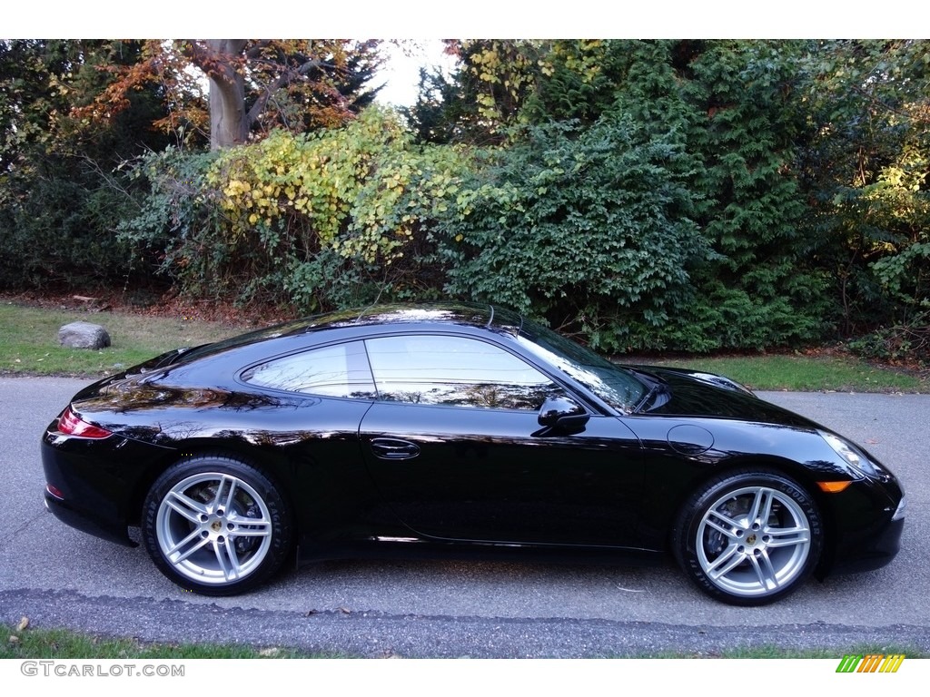 Black 2016 Porsche 911 Carrera Coupe Black Edition Exterior Photo #123715496