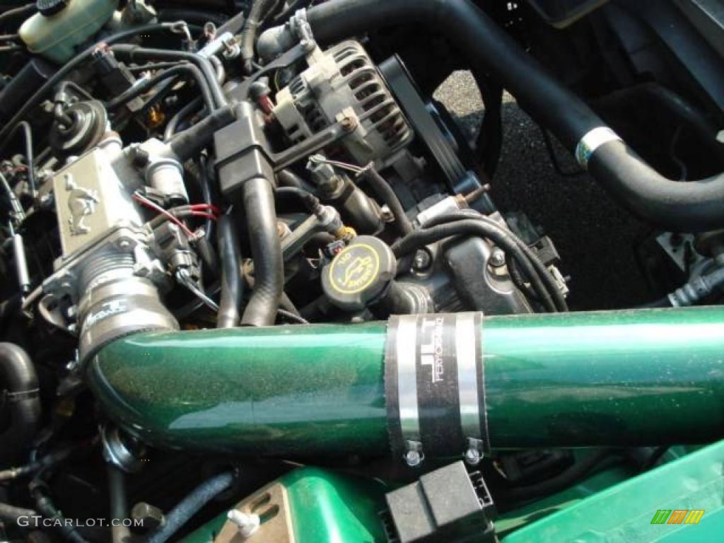 1999 Mustang GT Coupe - Electric Green Metallic / Dark Charcoal photo #26