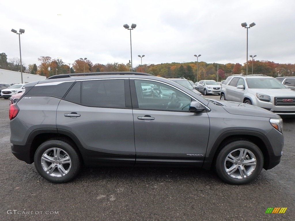 Satin Steel Metallic 2018 GMC Terrain SLE AWD Exterior Photo #123716676