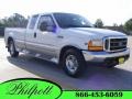 1999 Oxford White Ford F250 Super Duty XLT Extended Cab 4x4  photo #1