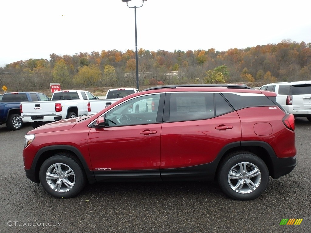 Red Quartz Tintcoat 2018 GMC Terrain SLE AWD Exterior Photo #123717273
