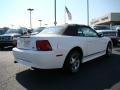 2000 Crystal White Ford Mustang V6 Convertible  photo #3