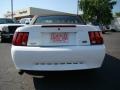 2000 Crystal White Ford Mustang V6 Convertible  photo #4