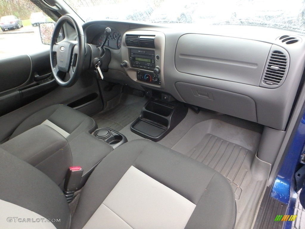 2010 Ranger XLT Regular Cab - Vista Blue Metallic / Medium Dark Flint photo #11