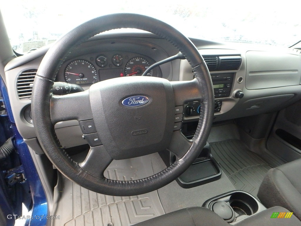 2010 Ranger XLT Regular Cab - Vista Blue Metallic / Medium Dark Flint photo #14