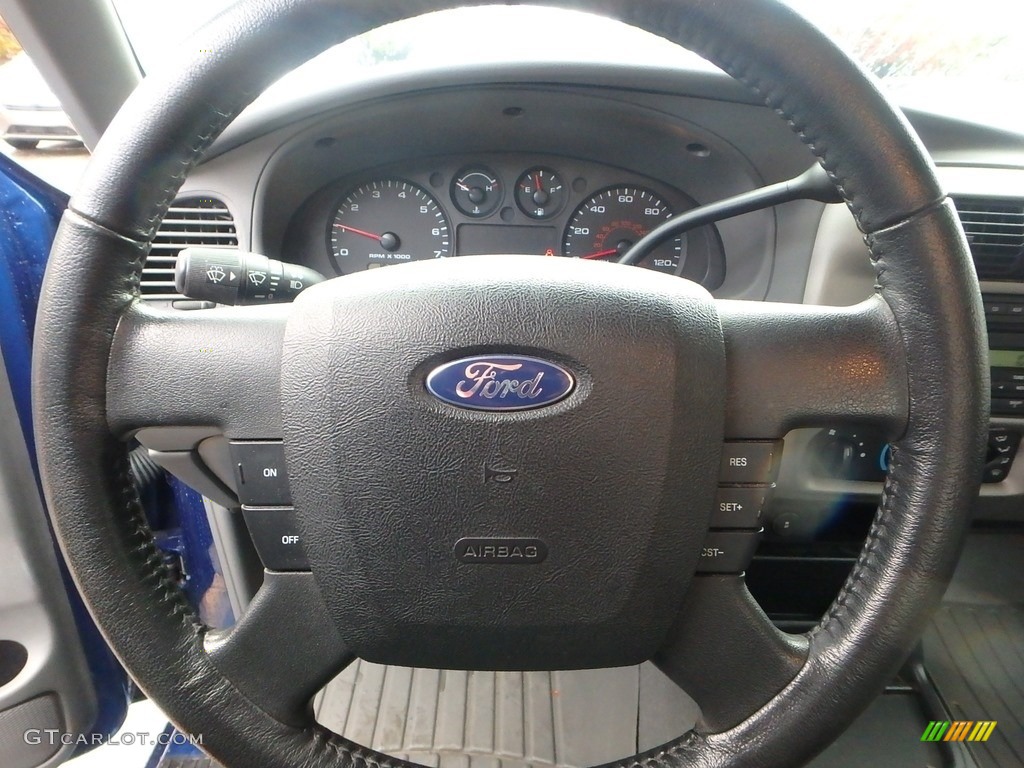 2010 Ranger XLT Regular Cab - Vista Blue Metallic / Medium Dark Flint photo #17