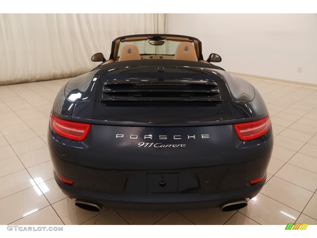 2012 911 Carrera Cabriolet - Dark Blue Metallic / Luxor Beige photo #19