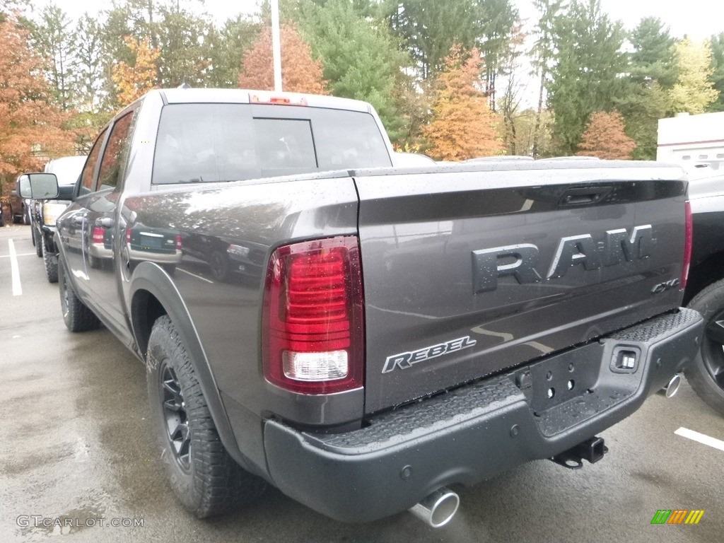 2018 1500 Rebel Crew Cab 4x4 - Granite Crystal Metallic / Black photo #3