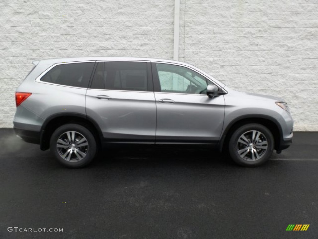 2017 Pilot EX-L AWD - Lunar Silver Metallic / Gray photo #2