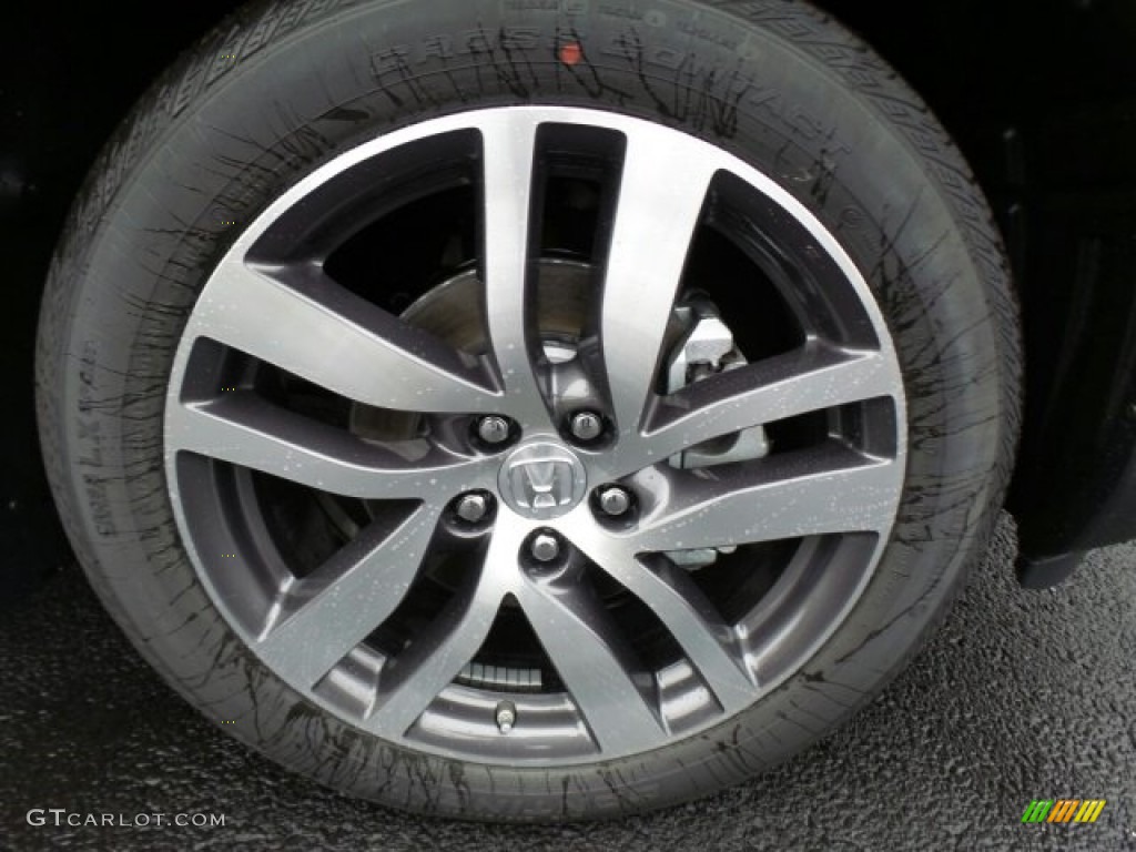 2017 Pilot Elite AWD - Modern Steel Metallic / Black photo #4