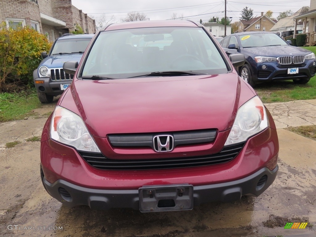 2007 CR-V LX 4WD - Tango Red Pearl / Gray photo #2