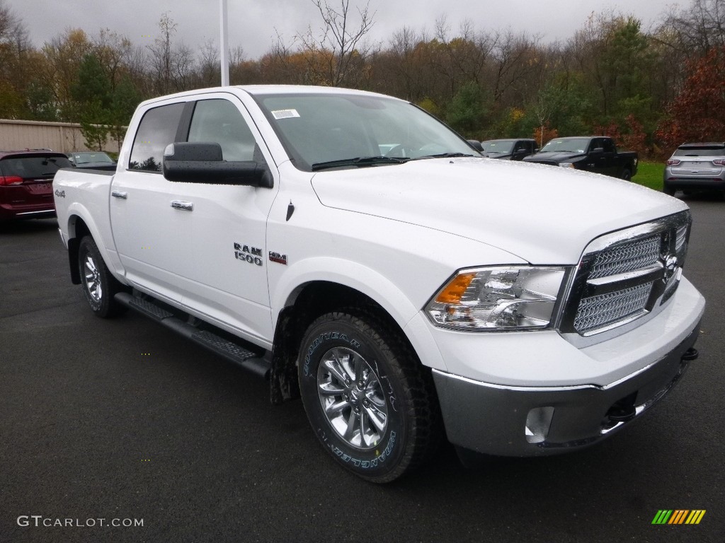 2018 1500 Big Horn Crew Cab 4x4 - Bright White / Black/Diesel Gray photo #7