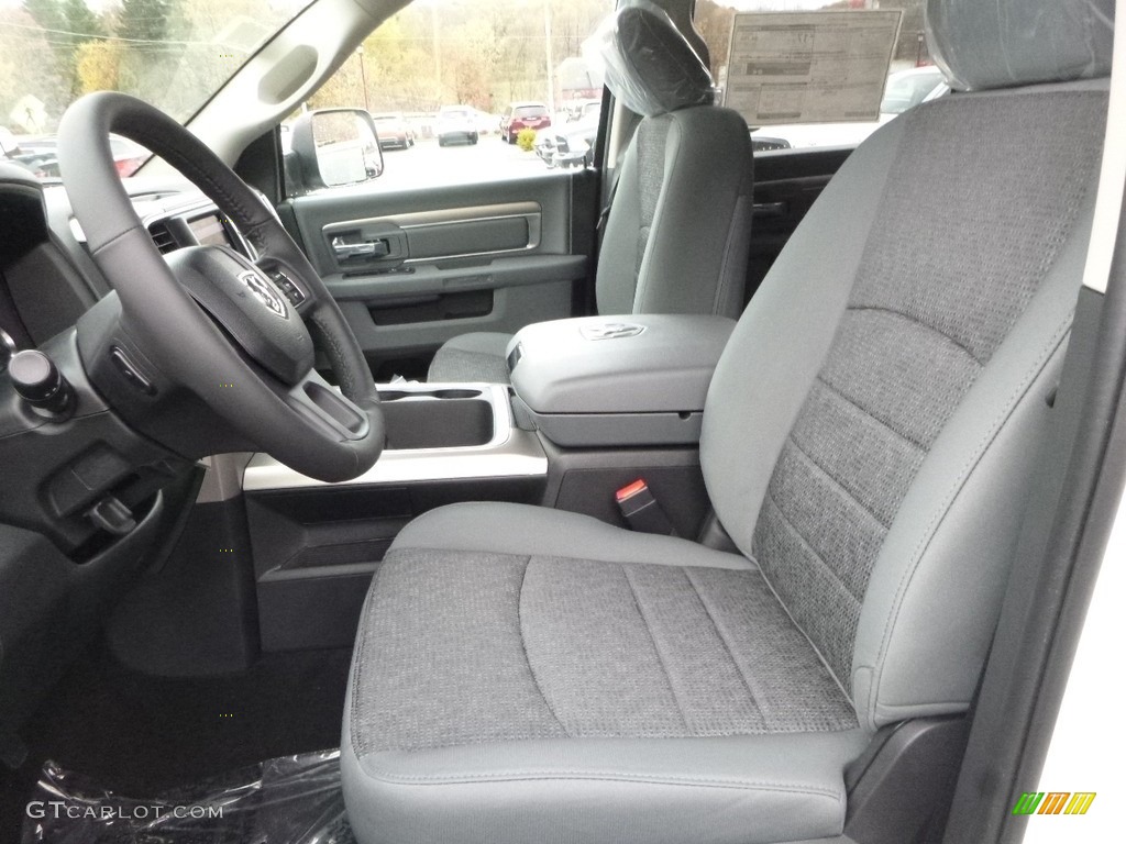 2018 1500 Big Horn Crew Cab 4x4 - Bright White / Black/Diesel Gray photo #16