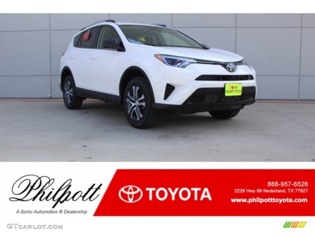 Super White Toyota RAV4