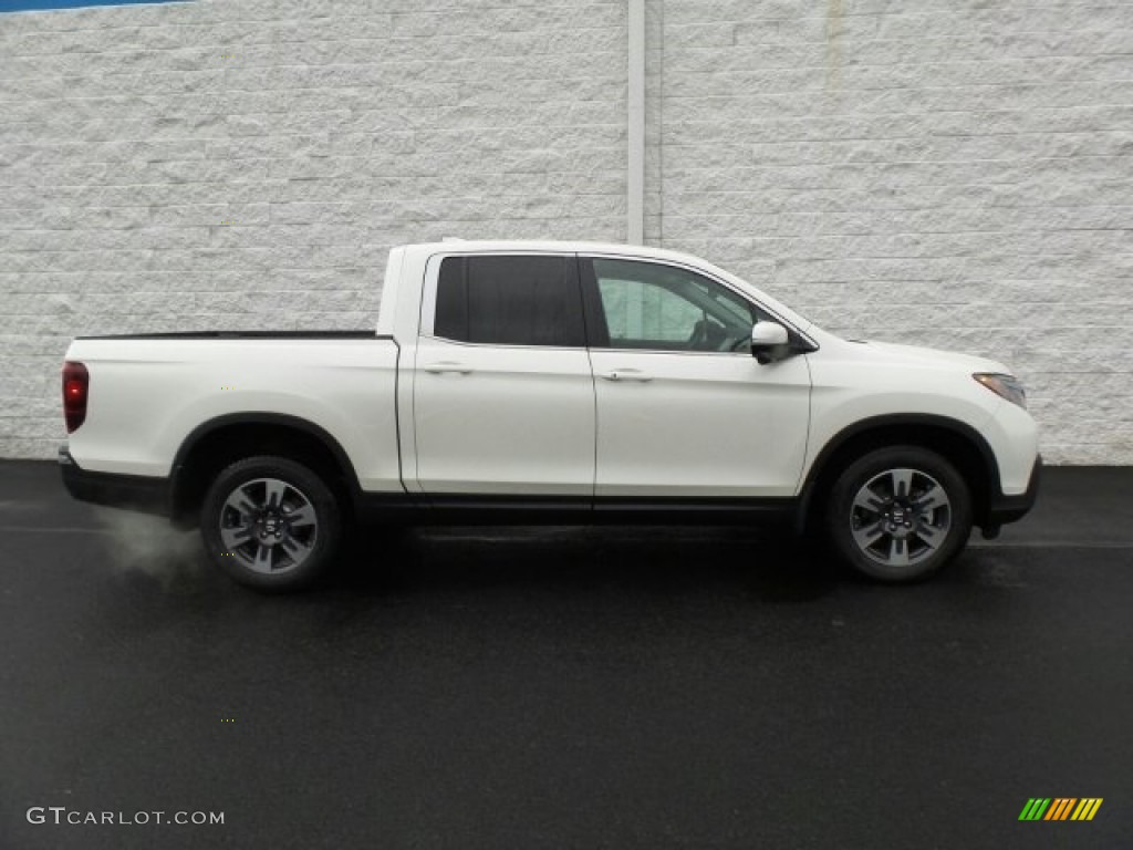 White Diamond Pearl 2018 Honda Ridgeline RTL-T AWD Exterior Photo #123726737
