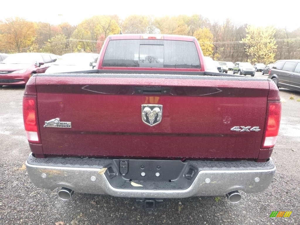 2018 1500 Big Horn Crew Cab 4x4 - Delmonico Red Pearl / Black/Diesel Gray photo #4