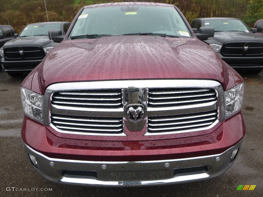 2018 1500 Big Horn Crew Cab 4x4 - Delmonico Red Pearl / Black/Diesel Gray photo #8