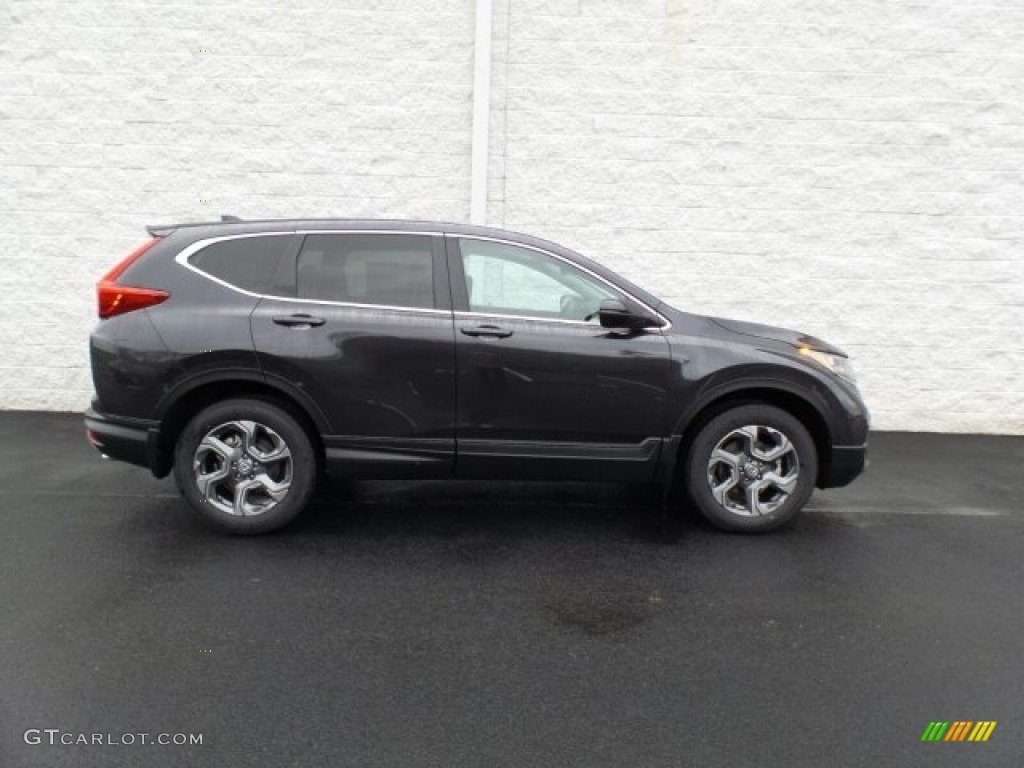 Gunmetal Metallic 2018 Honda CR-V EX AWD Exterior Photo #123727877