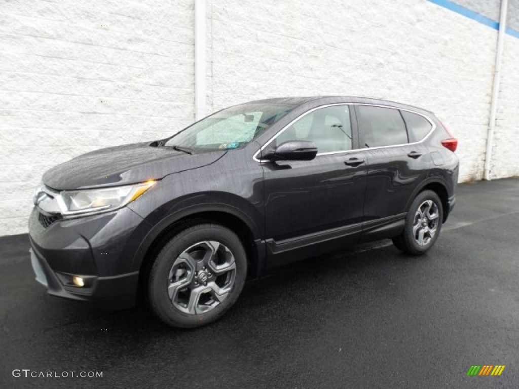 2018 CR-V EX AWD - Gunmetal Metallic / Gray photo #5