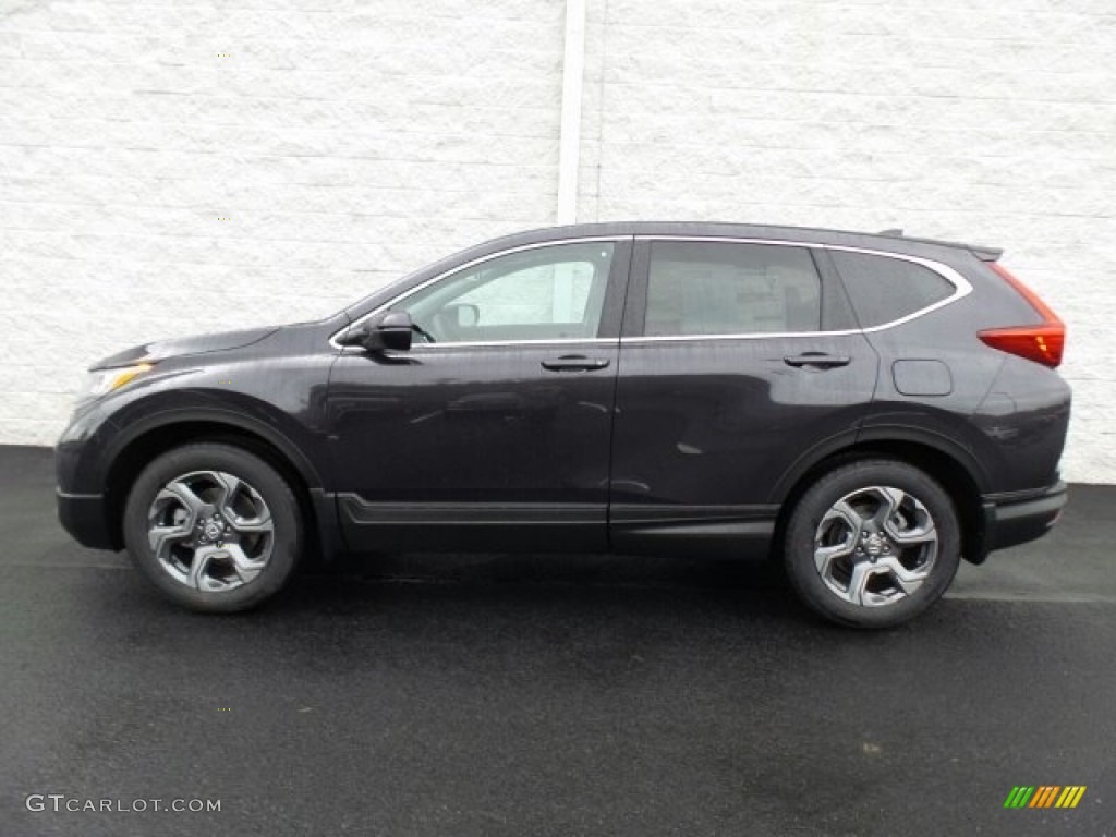 2018 CR-V EX AWD - Gunmetal Metallic / Gray photo #6