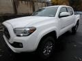 2017 Super White Toyota Tacoma SR5 Double Cab 4x4  photo #4