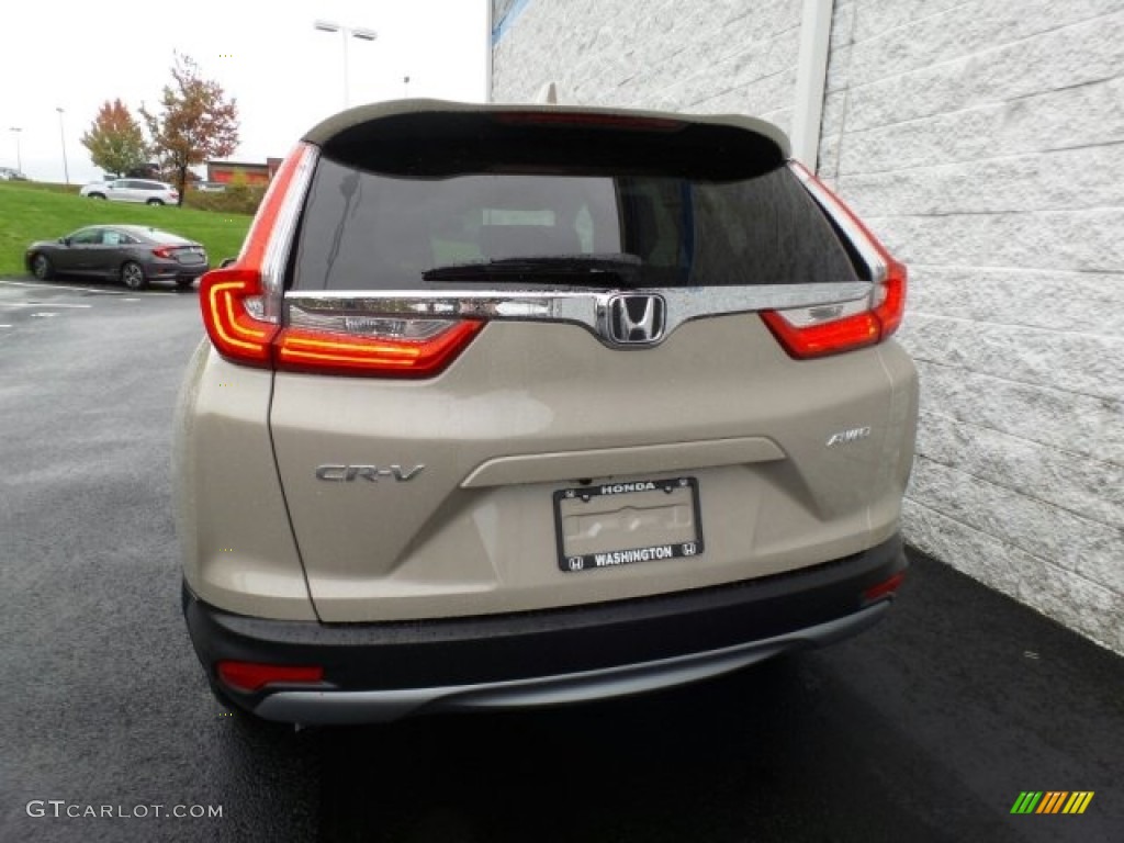 2018 CR-V EX-L AWD - White Diamond Pearl / Ivory photo #7