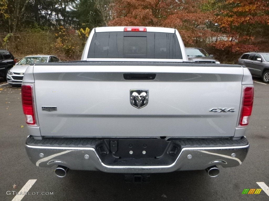 2018 1500 Laramie Crew Cab 4x4 - Bright Silver Metallic / Black photo #4