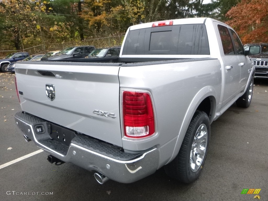 2018 1500 Laramie Crew Cab 4x4 - Bright Silver Metallic / Black photo #5