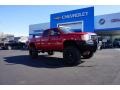 Fire Red 2011 GMC Sierra 2500HD SLE Extended Cab 4x4