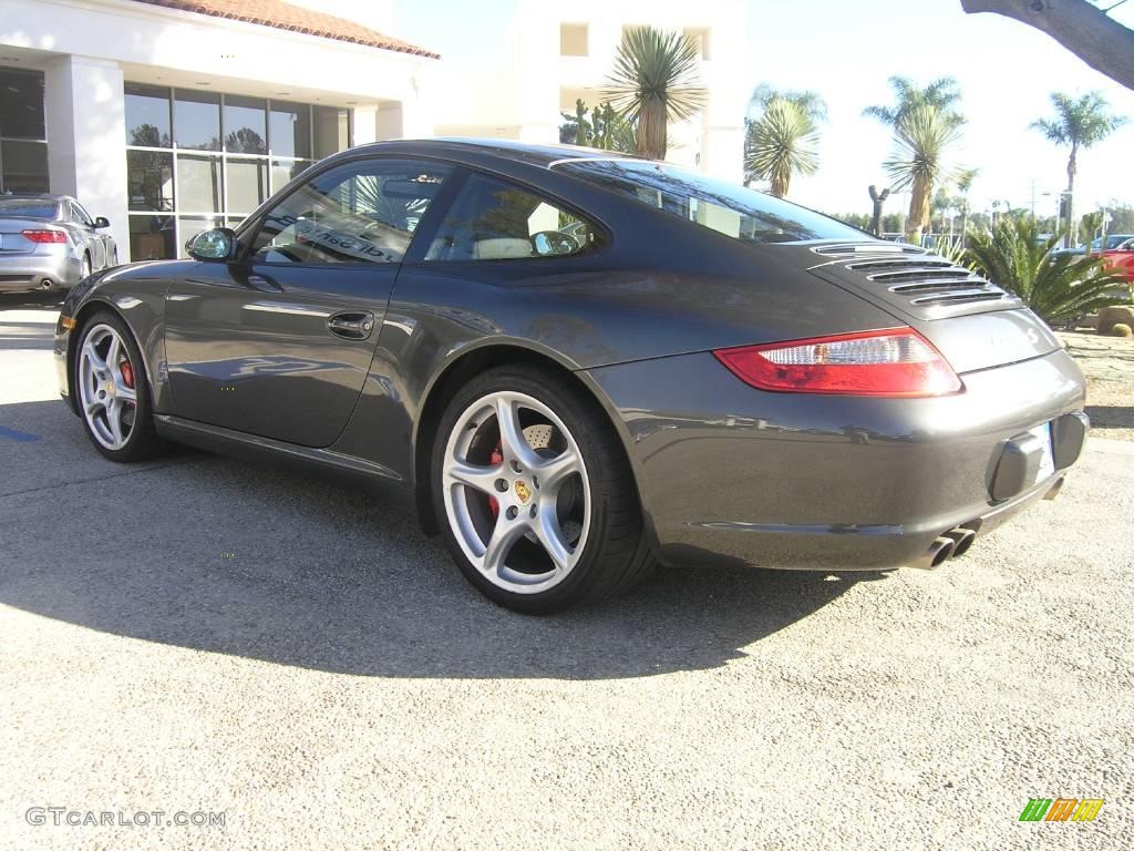 2006 911 Carrera S Coupe - Slate Grey Metallic / Black photo #3