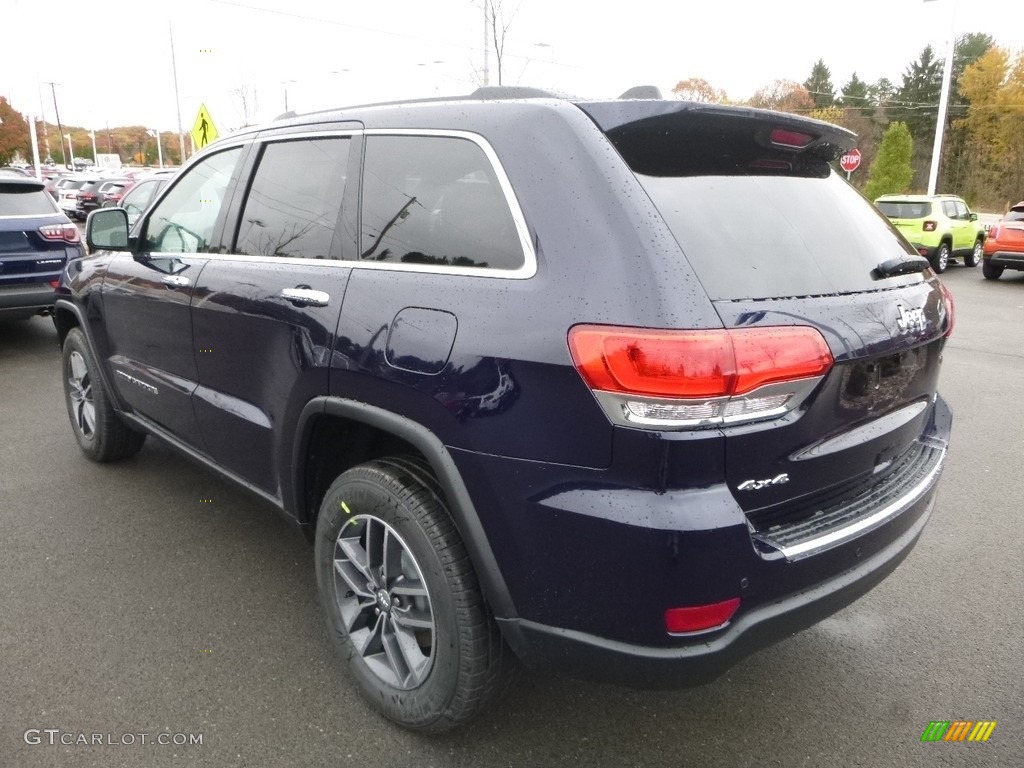 2018 Grand Cherokee Limited 4x4 - True Blue Pearl / Black photo #3