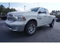 2017 Pearl White Ram 1500 Laramie Quad Cab 4x4  photo #3