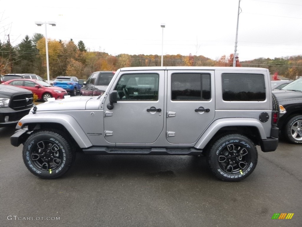 Billet Silver Metallic 2018 Jeep Wrangler Unlimited Altitude 4x4 Exterior Photo #123733304