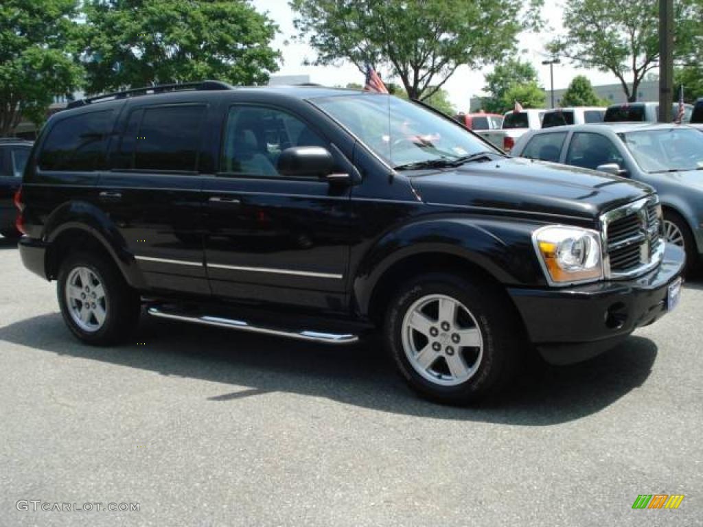 2006 Durango SLT HEMI 4x4 - Brilliant Black / Dark Slate Gray/Light Slate Gray photo #6