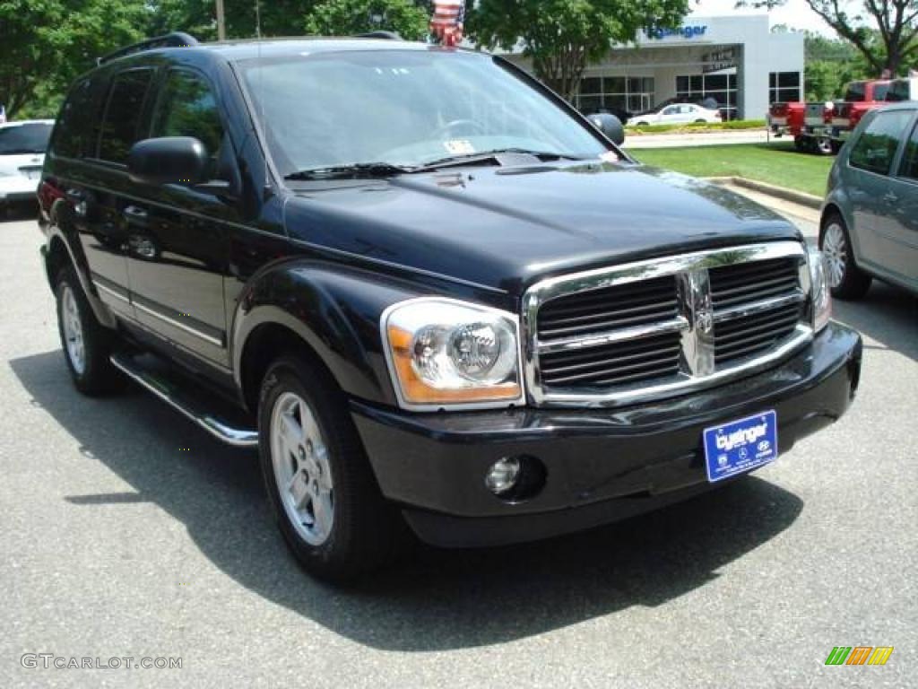 2006 Durango SLT HEMI 4x4 - Brilliant Black / Dark Slate Gray/Light Slate Gray photo #7