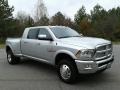 2018 Bright Silver Metallic Ram 3500 Laramie Mega Cab 4x4 Dual Rear Wheel  photo #4