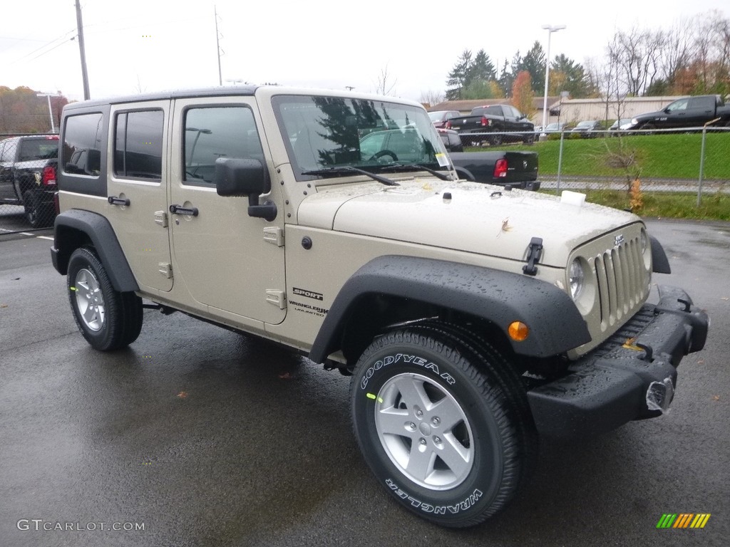 2018 Wrangler Unlimited Sport 4x4 - Gobi / Black photo #7