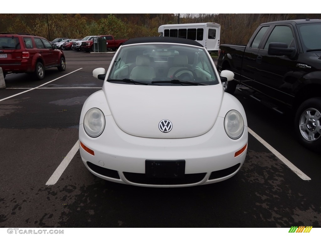 2007 New Beetle Triple White Convertible - Harvest Moon Beige / Cream photo #2