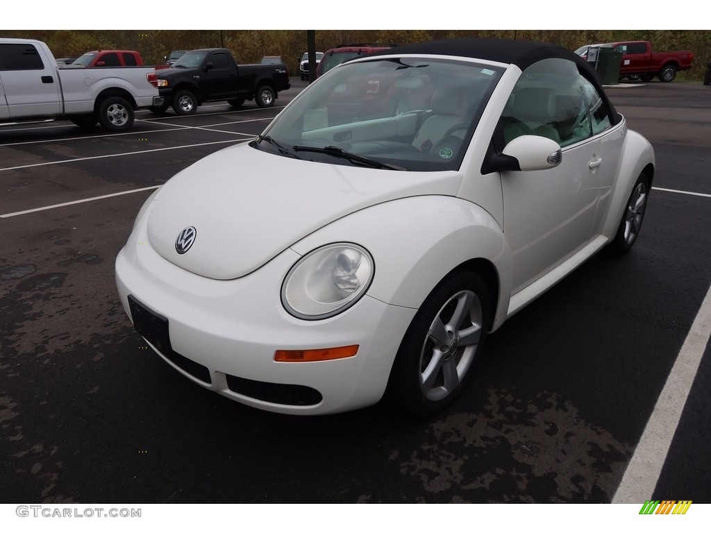 2007 New Beetle Triple White Convertible - Harvest Moon Beige / Cream photo #3