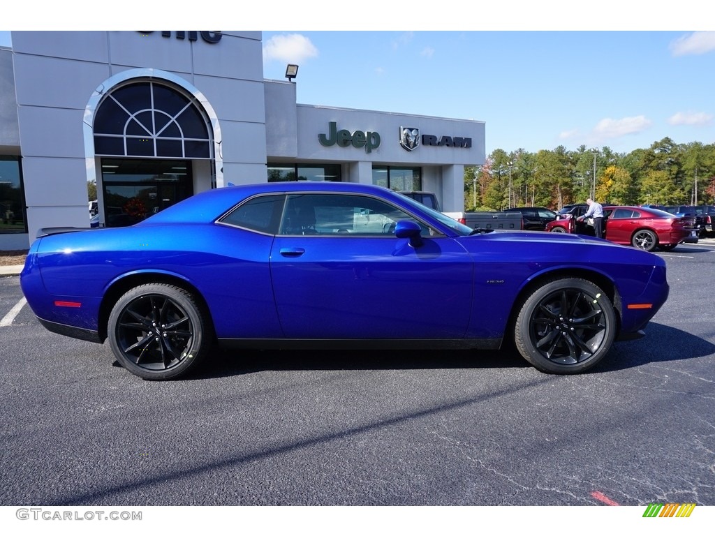 IndiGo Blue 2018 Dodge Challenger R/T Exterior Photo #123735533
