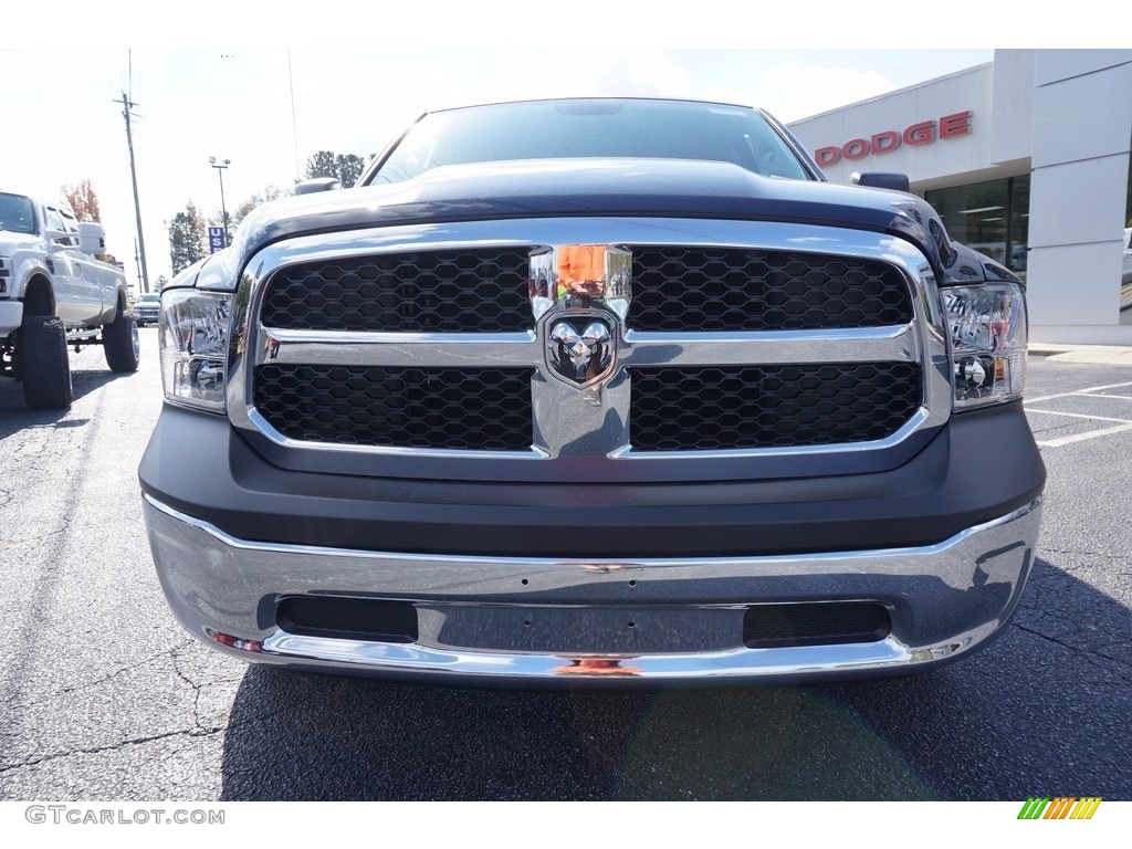 2018 1500 Tradesman Quad Cab - True Blue Pearl / Black/Diesel Gray photo #2