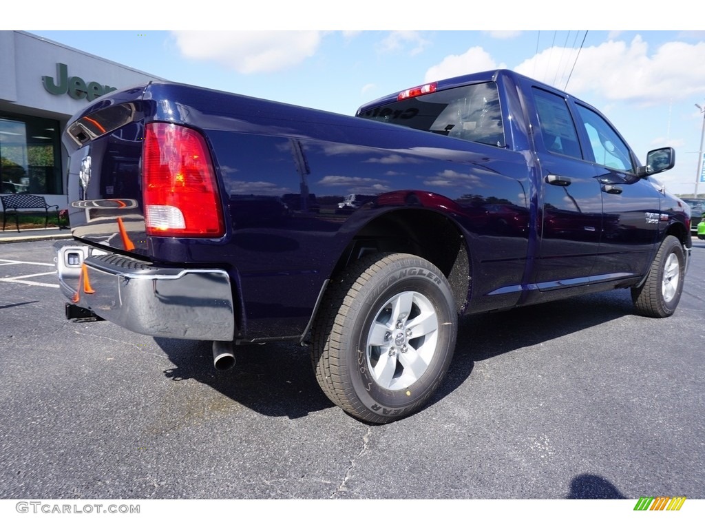 2018 1500 Tradesman Quad Cab - True Blue Pearl / Black/Diesel Gray photo #7