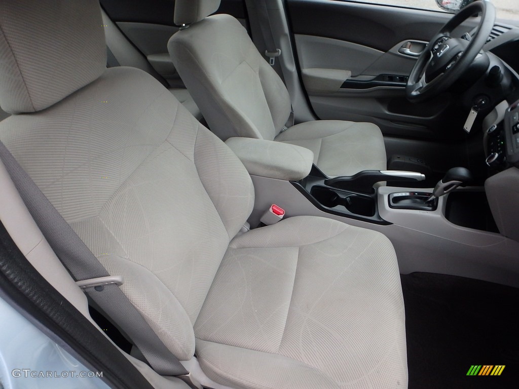 2012 Civic LX Sedan - Cool Mist Metallic / Stone photo #10