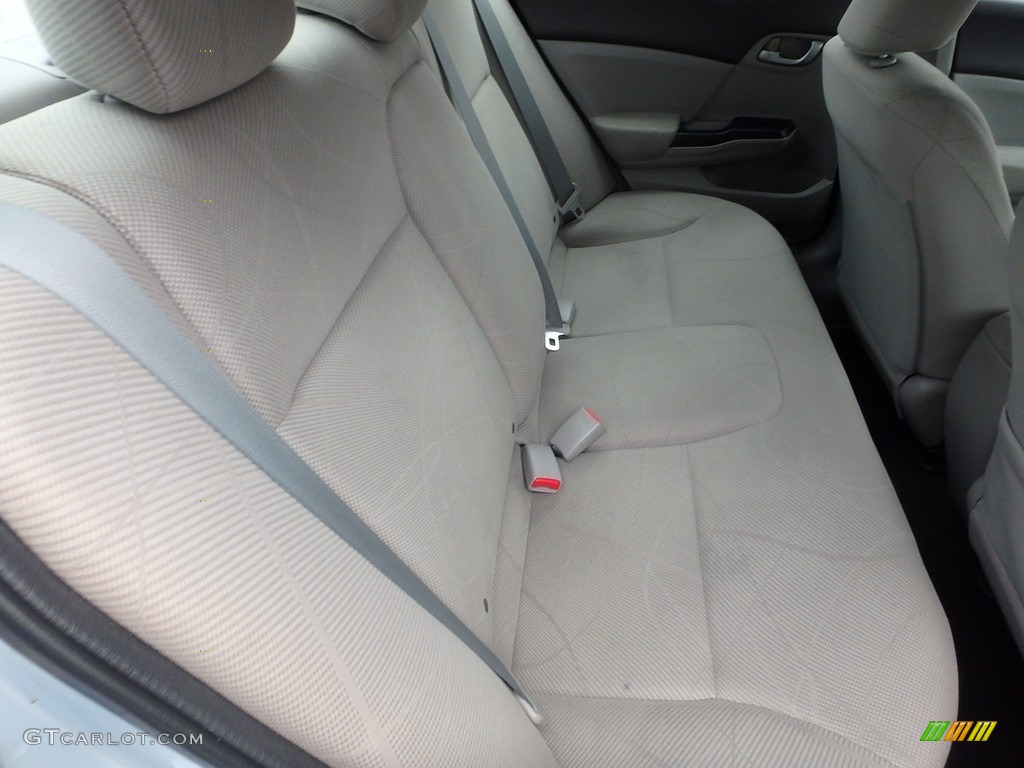 2012 Civic LX Sedan - Cool Mist Metallic / Stone photo #13