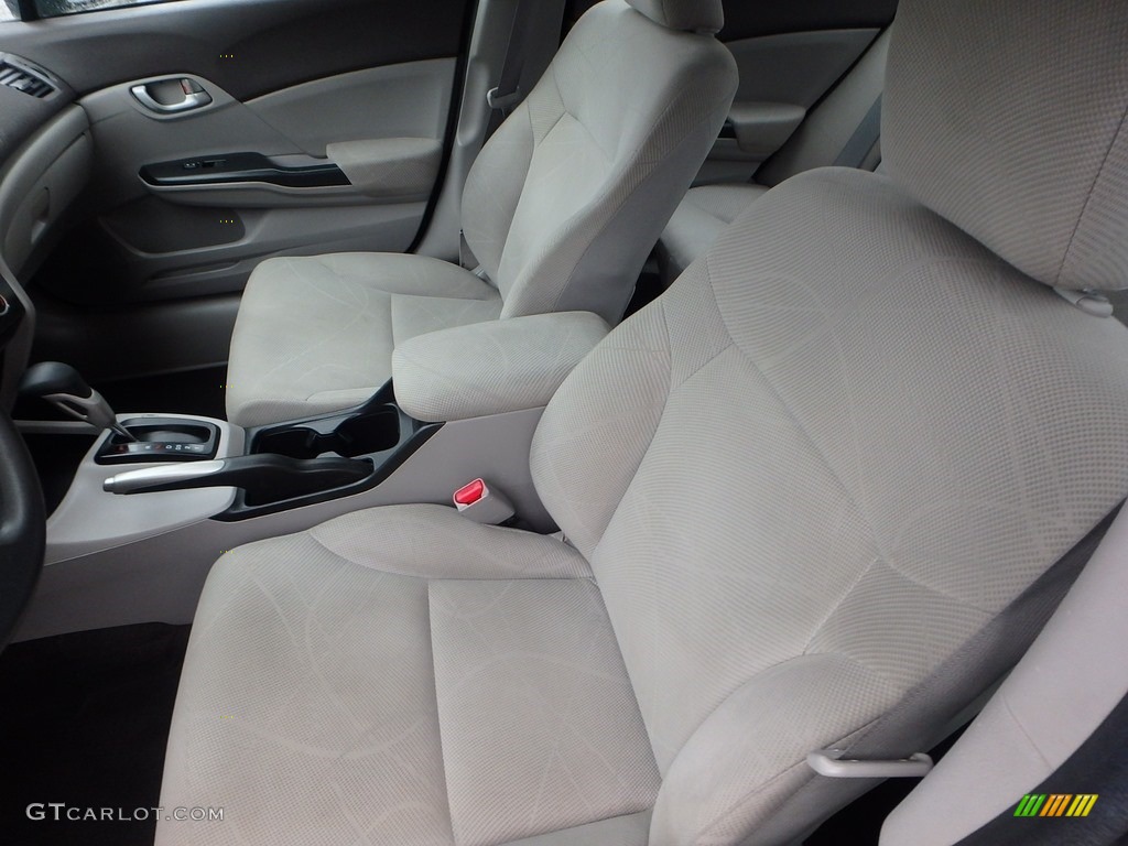2012 Civic LX Sedan - Cool Mist Metallic / Stone photo #15