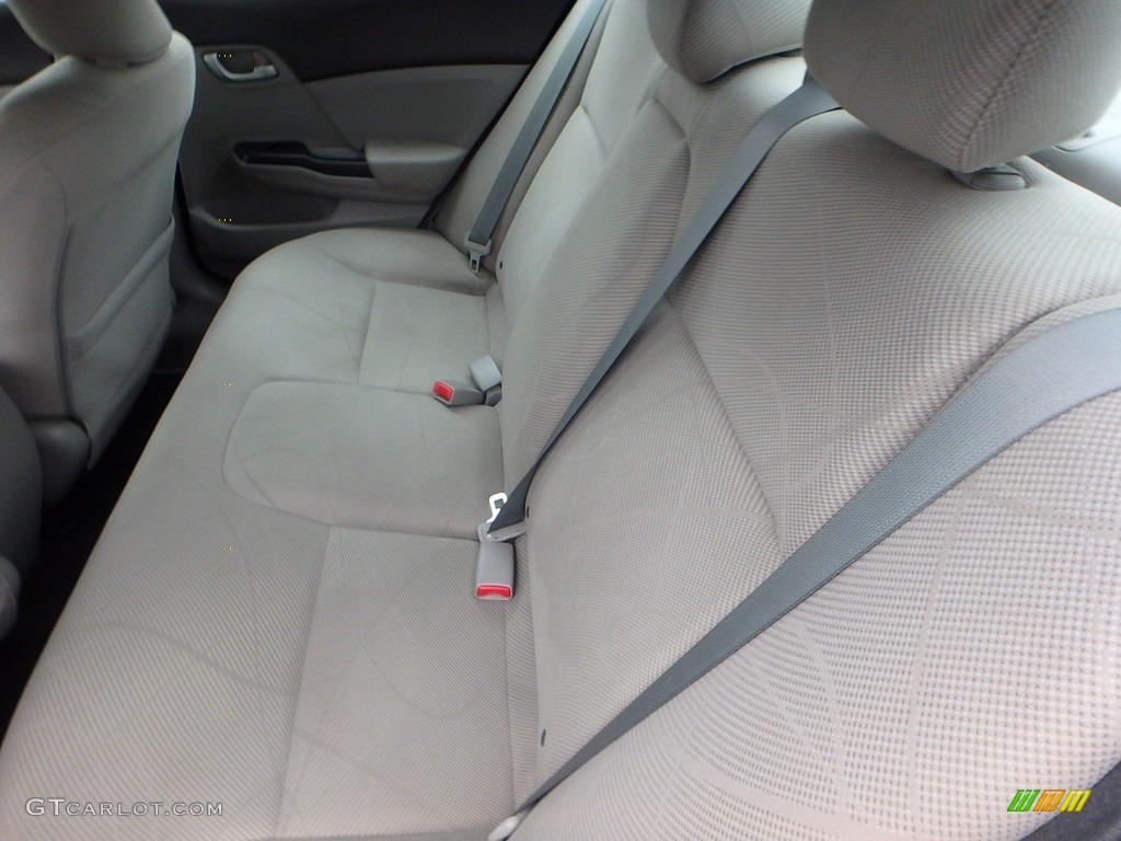 2012 Civic LX Sedan - Cool Mist Metallic / Stone photo #16
